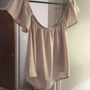 American Eagle blouse, pale dusty rose, size xs